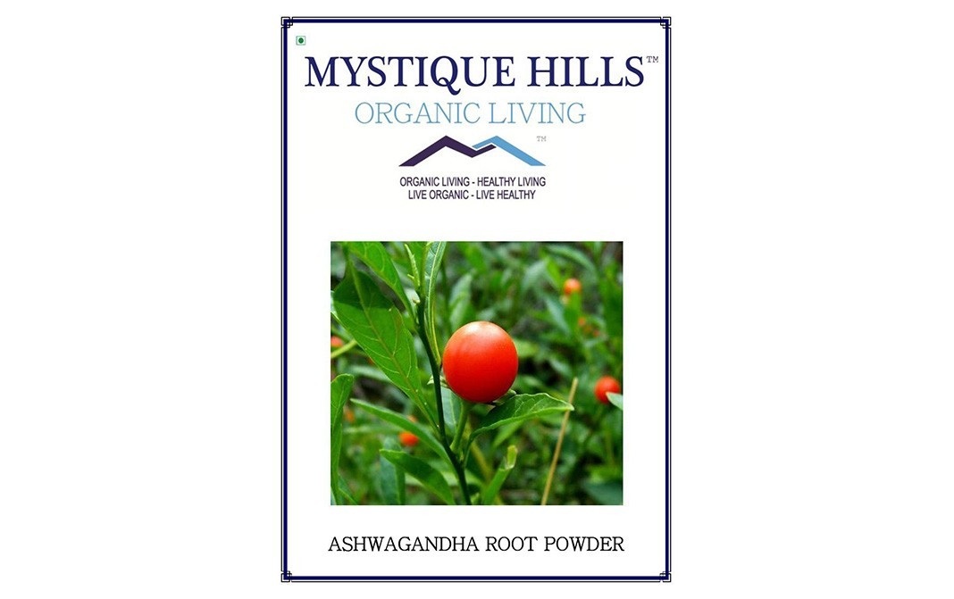 Mystique Hills Organic Ashwagandha Root Powder   Box  250 grams